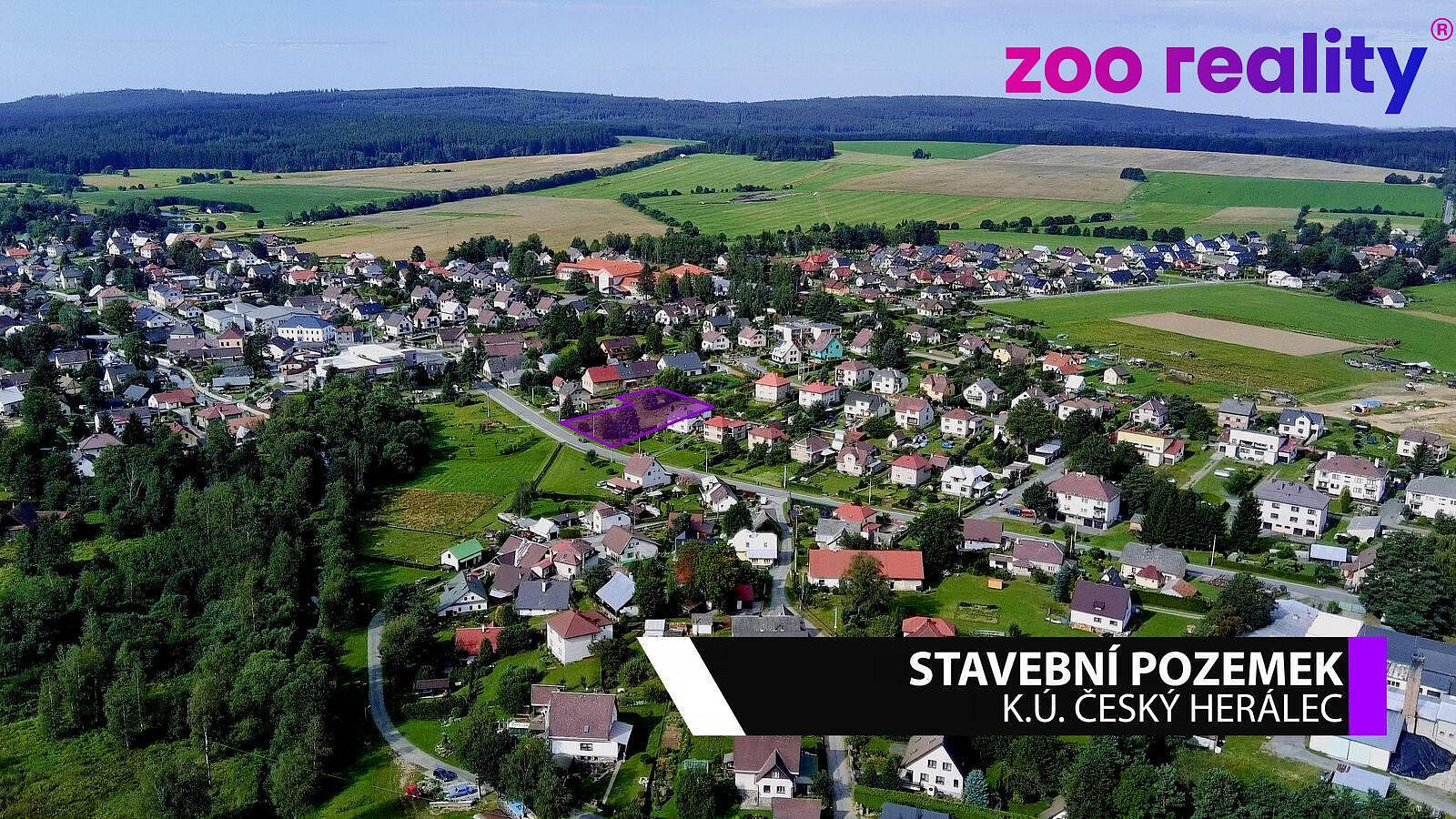Prodej stavebního pozemku 2 518 m²