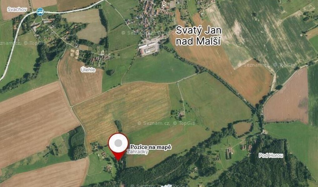 Prodej pozemku 410 m², Svatý Jan nad Malší – náhled fotky 4