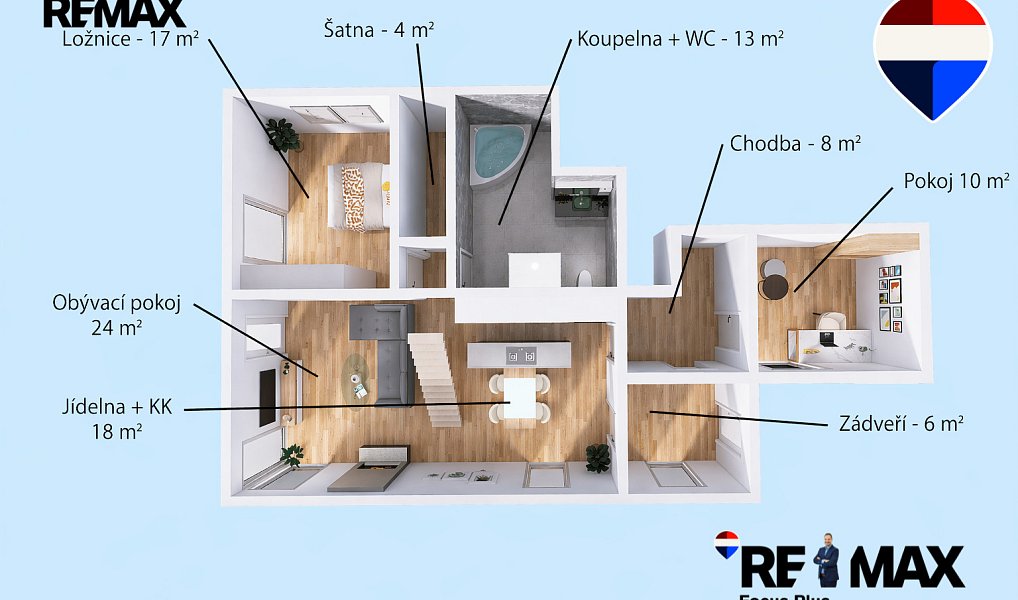 Prodej domu 154 m² s pozemkem 550 m², Jabloňov – náhled fotky 5