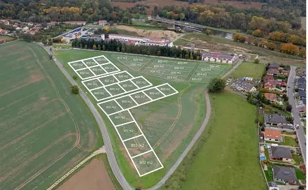 Prodej stavebního pozemku 800 m², Hořín, okres Mělník