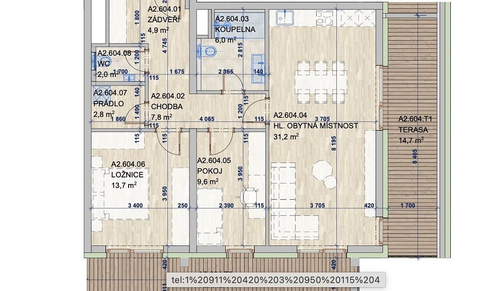 Prodej bytu 3+kk 111 m², Brno – náhled fotky 10