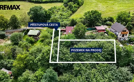 Prodej zahrady 740 m², Zadní Třebaň, okres Beroun