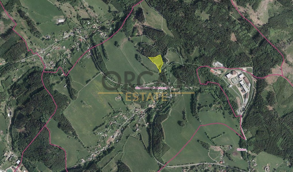 Prodej louky 3 133 m², Malé Svatoňovice – náhled fotky 3