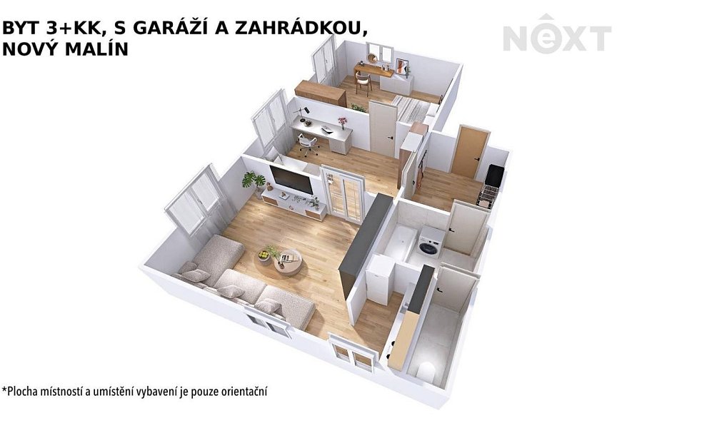 Prodej bytu 3+kk 65 m², Nový Malín – náhled fotky 16