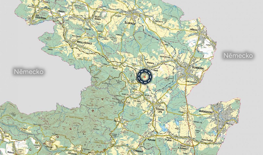 Prodej louky 12 696 m², Staré Křečany – náhled fotky 3