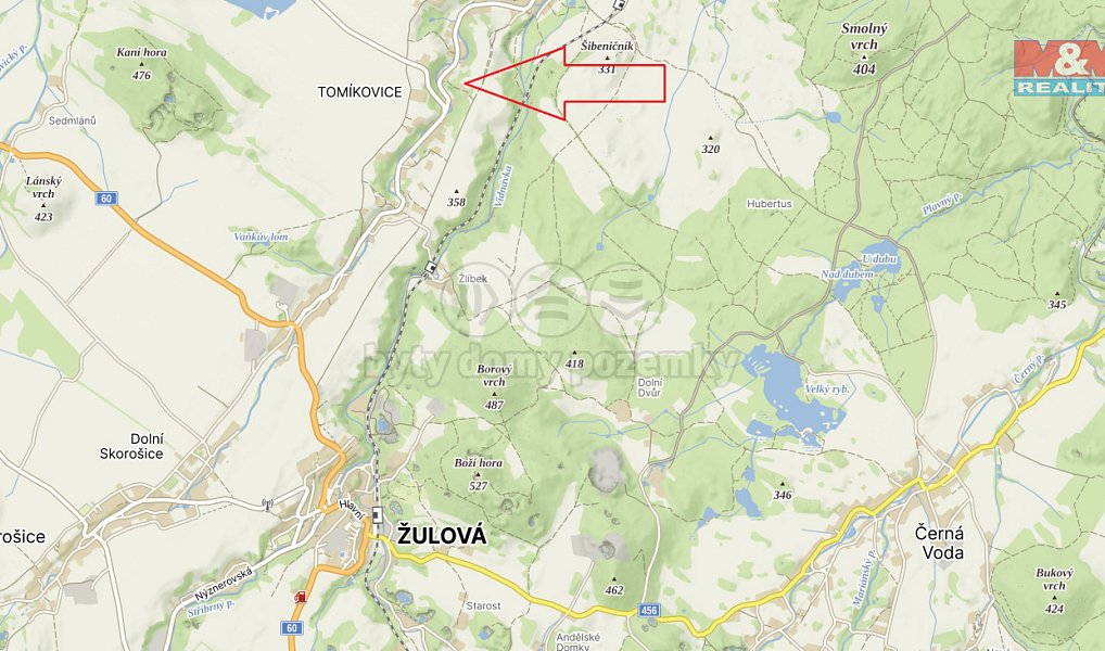 Prodej stavebního pozemku 1 298 m², Žulová – náhled fotky 11