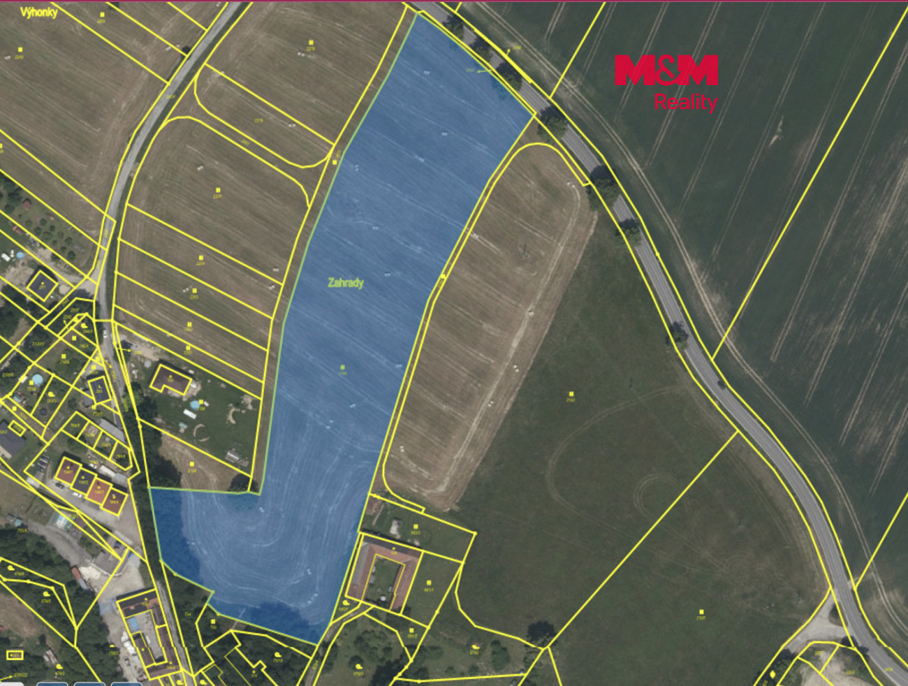Prodej stavebního pozemku 21 384 m²