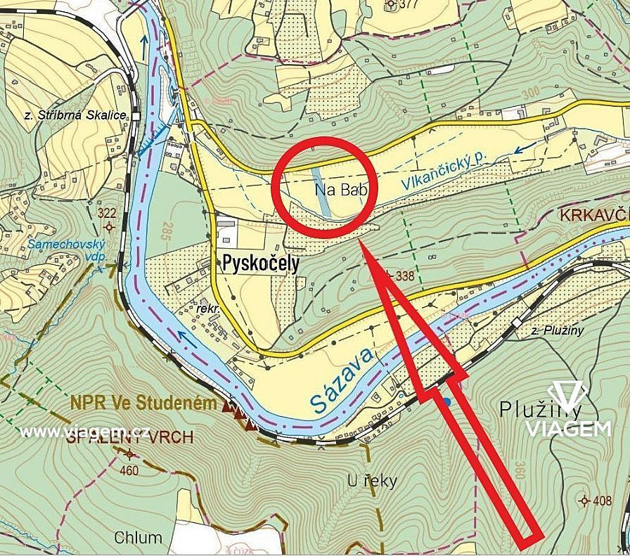 Prodej pole 911 m² – pohled 3