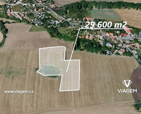 Prodej stavebního pozemku 4 933 m² – fotografie 3