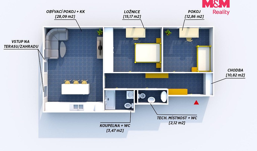Prodej bytu 3+kk 72 m², Rokycany – náhled fotky 20