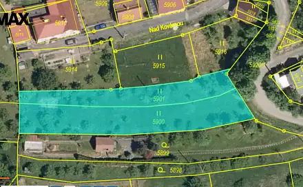 Prodej stavebního pozemku 1 260 m², Vsetín