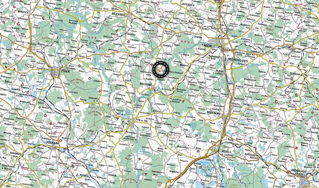 Prodej pole 10 556 m², Dobronice u Bechyně – náhled fotky 3