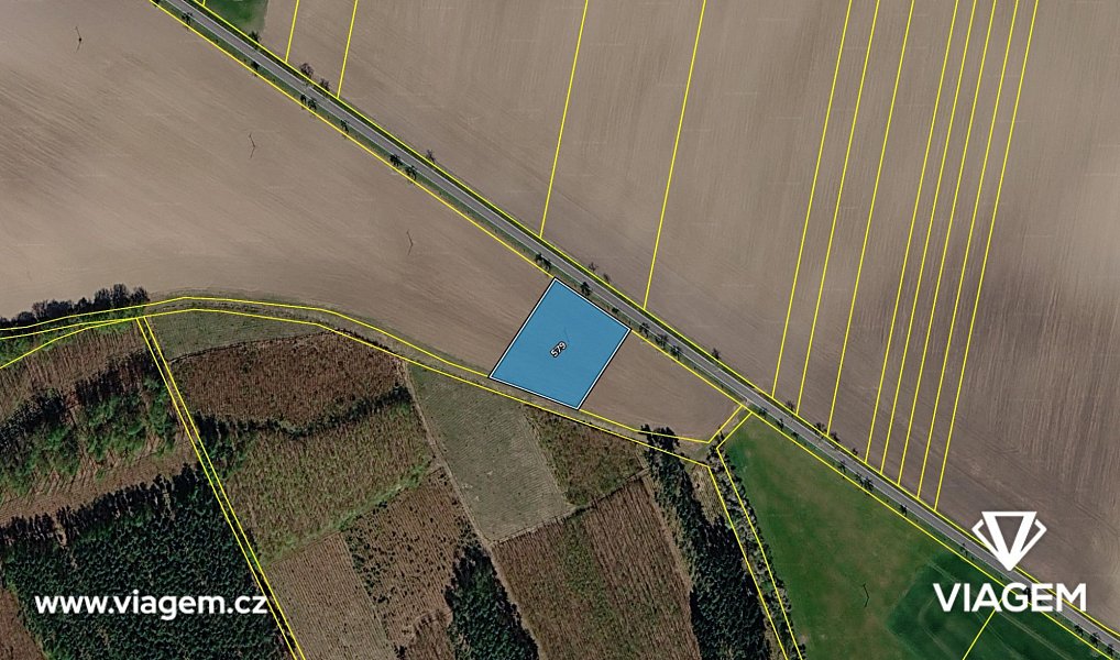 Prodej pole 543 m², Chotěšice – náhled fotky 4