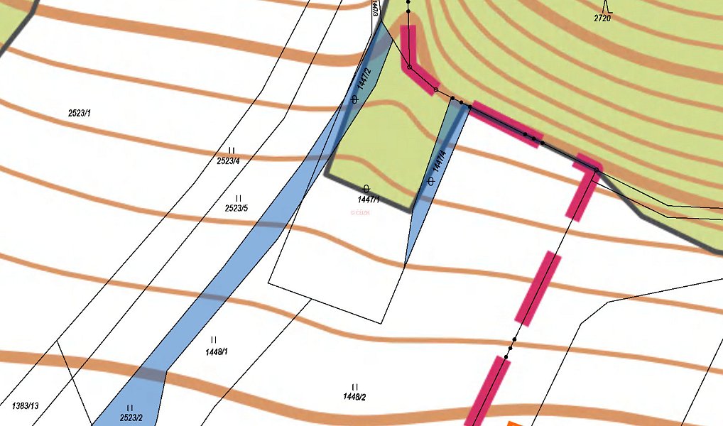 Prodej pole 767 m², Tišnov – náhled fotky 6