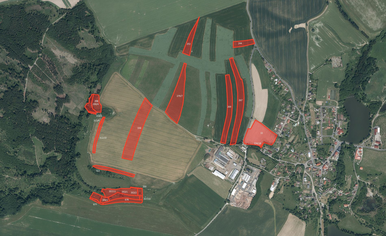 Prodej pole 71 012 m²