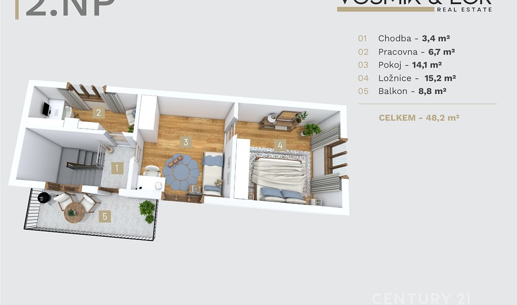 Prodej domu 114 m² s pozemkem 275 m², Nučice – náhled fotky 27