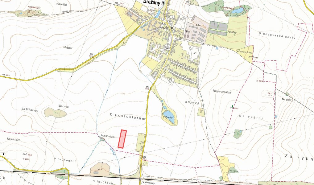 Prodej pole 9 989 m², Břežany II – náhled fotky 2
