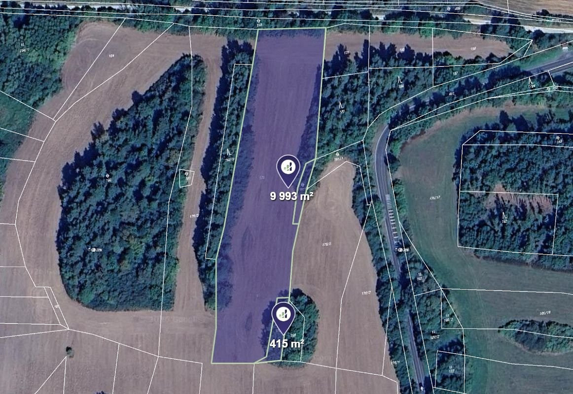 Prodej pole 10 408 m²