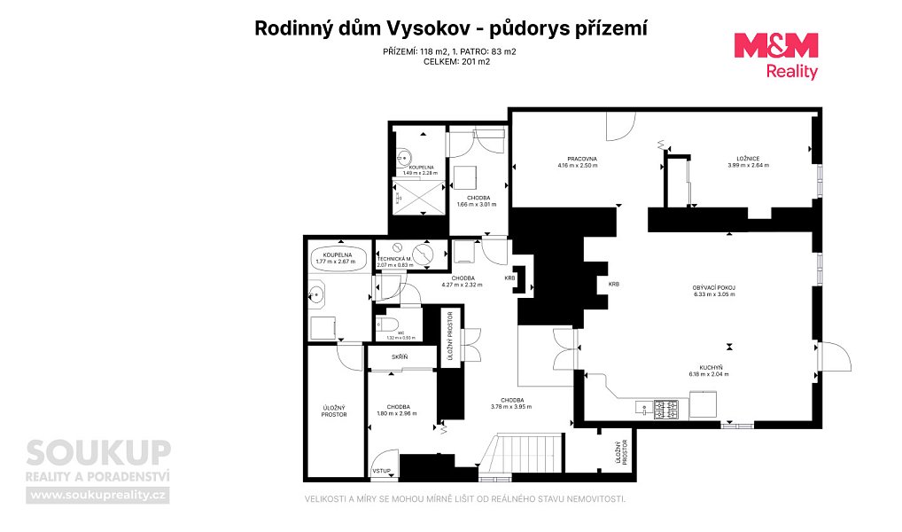Prodej domu 169 m² s pozemkem 1 020 m², Vysokov – náhled fotky 15