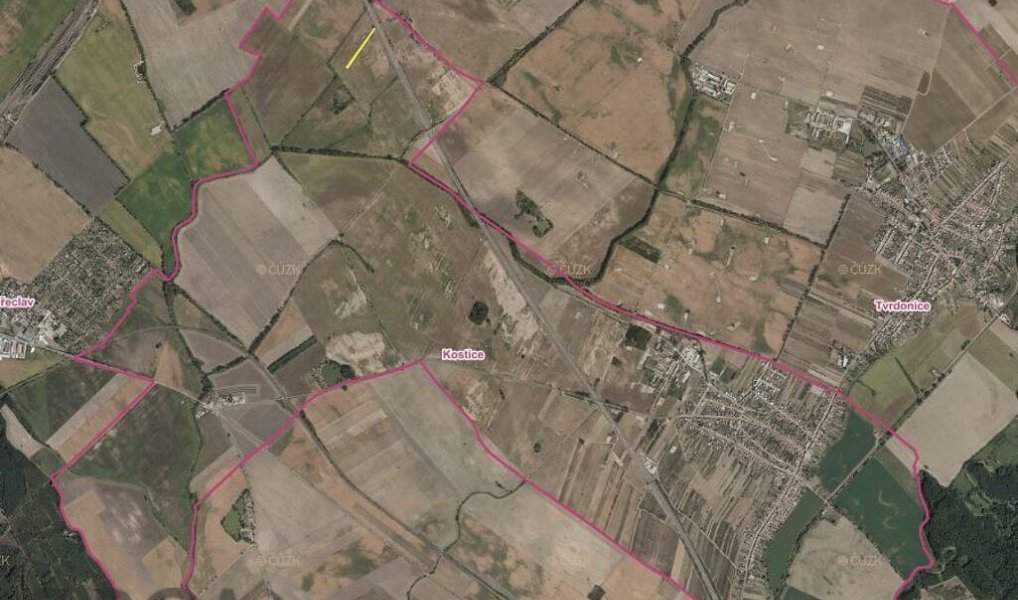 Prodej pole 3 603 m², Kostice – náhled fotky 2