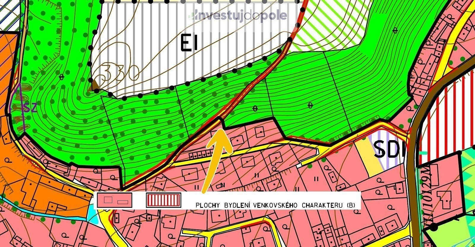 Prodej pozemku 1 314 m² – fotografie 3