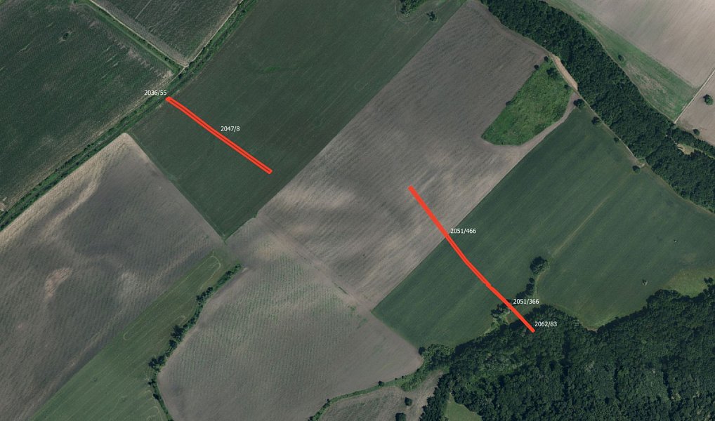 Prodej pole 3 240 m², Mikulčice – náhled fotky 2