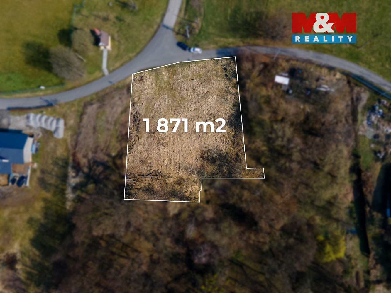 Prodej stavebního pozemku 1 871 m² — photo 3