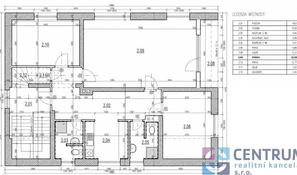 Prodej bytu 4+kk 164 m², Jablonec nad Nisou – náhled fotky 20