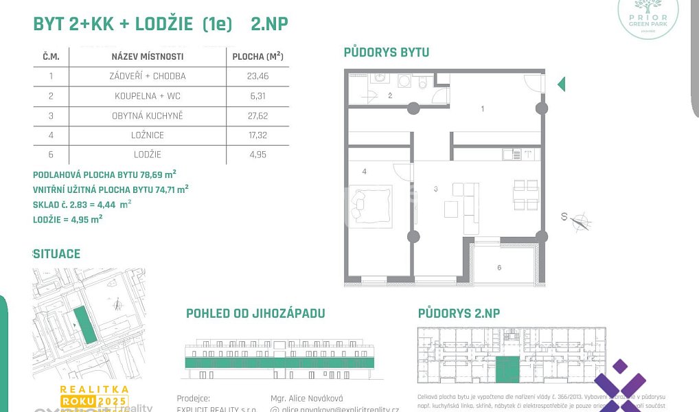 Prodej bytu 2+kk 79 m², Kroměříž – náhled fotky 12