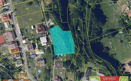 Prodej stavebního pozemku 1 797 m², Hamry, okres Chrudim