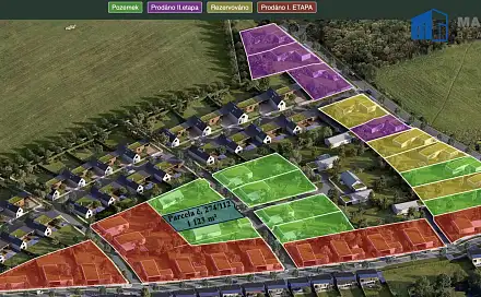 Prodej stavebního pozemku 1 123 m², Švermova, Dubí - Drahůnky, okres Teplice