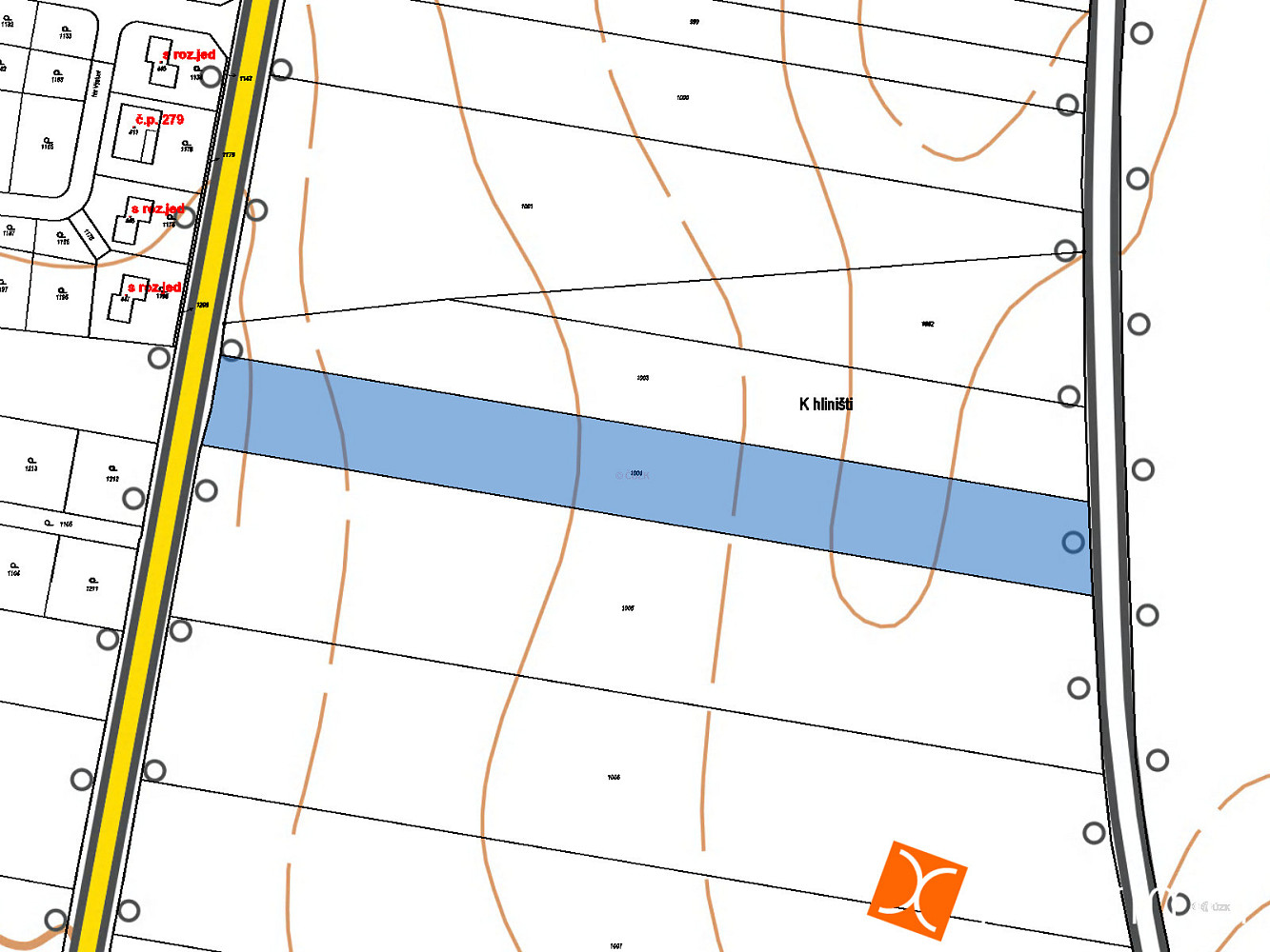 Prodej pole 1 929 m² – fotografie 3