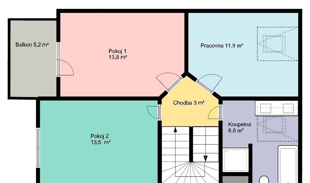 Prodej domu 103 m² s pozemkem 245 m², Líbeznice – náhled fotky 22
