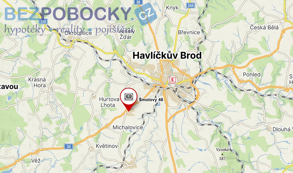 Prodej bytu 3+1 67 m², Havlíčkův Brod – náhled fotky 8
