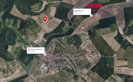 Prodej pole 2 899 m², Brumovice, okres Břeclav