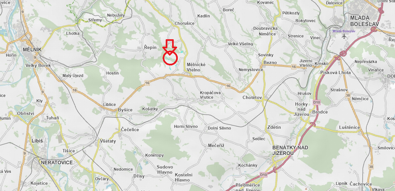 Prodej lesa 4 059 m²