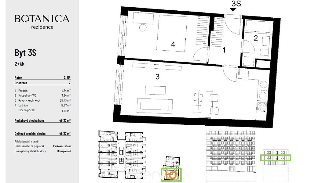 Prodej bytu 2+kk 48 m², Brno – náhled fotky 11