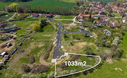 Prodej stavebního pozemku 1 033 m², Dobev, okres Písek