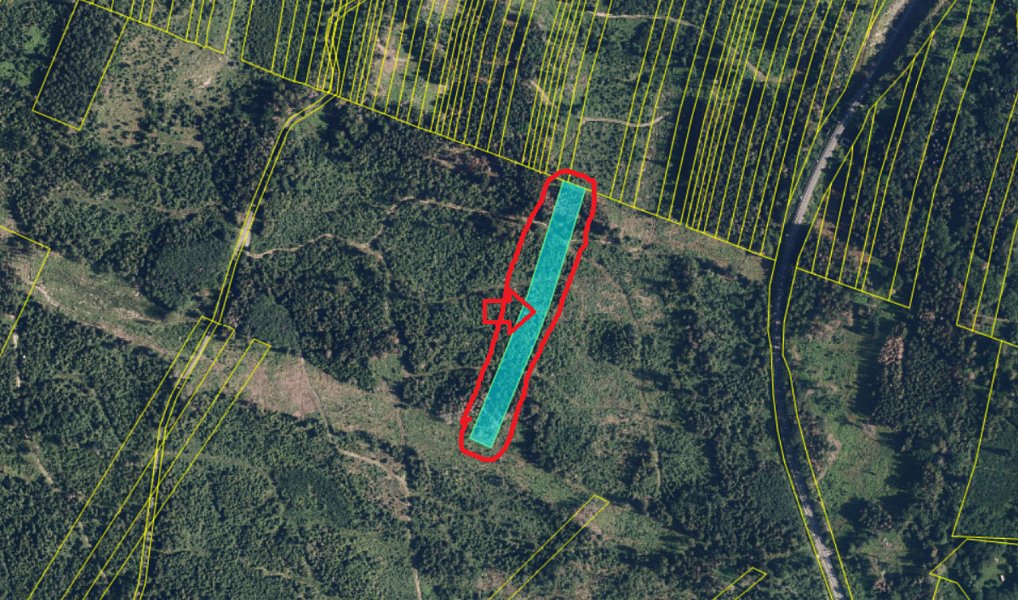 Prodej lesa 6 798 m², Nýřany – náhled fotky 3