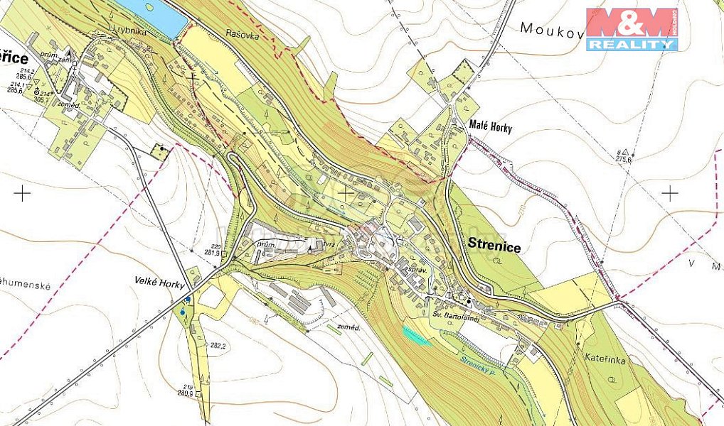 Prodej zahrady 1 418 m², Strenice – náhled fotky 3