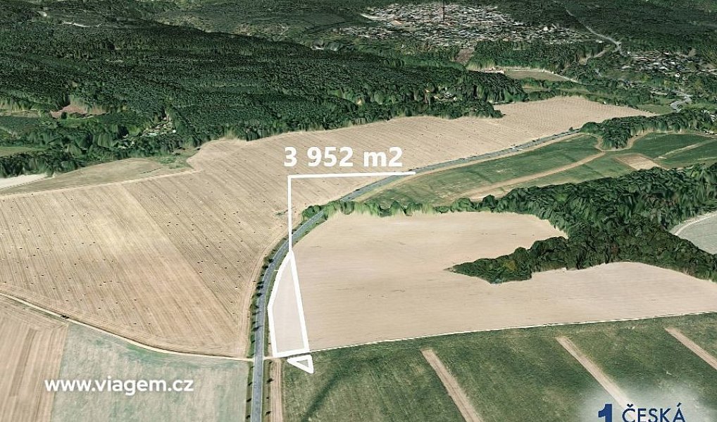 Prodej pole 790 m², Chyňava – náhled fotky 2