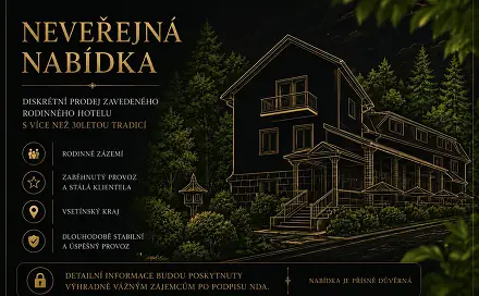 Prodej ubytovacího objektu 4 650 m², Vsetín