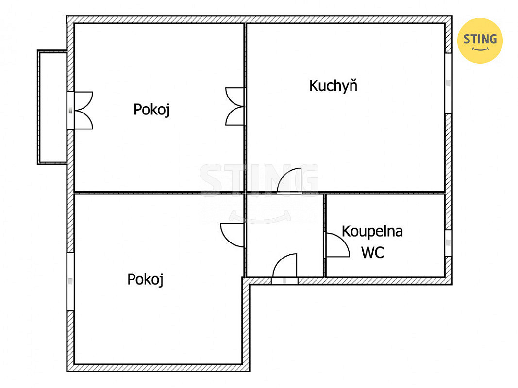 Prodej bytu 2+1 57 m² – fotografie 4