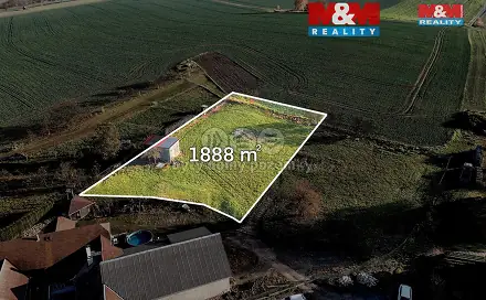 Prodej stavebního pozemku 1 888 m², Kamenec u Poličky, okres Svitavy