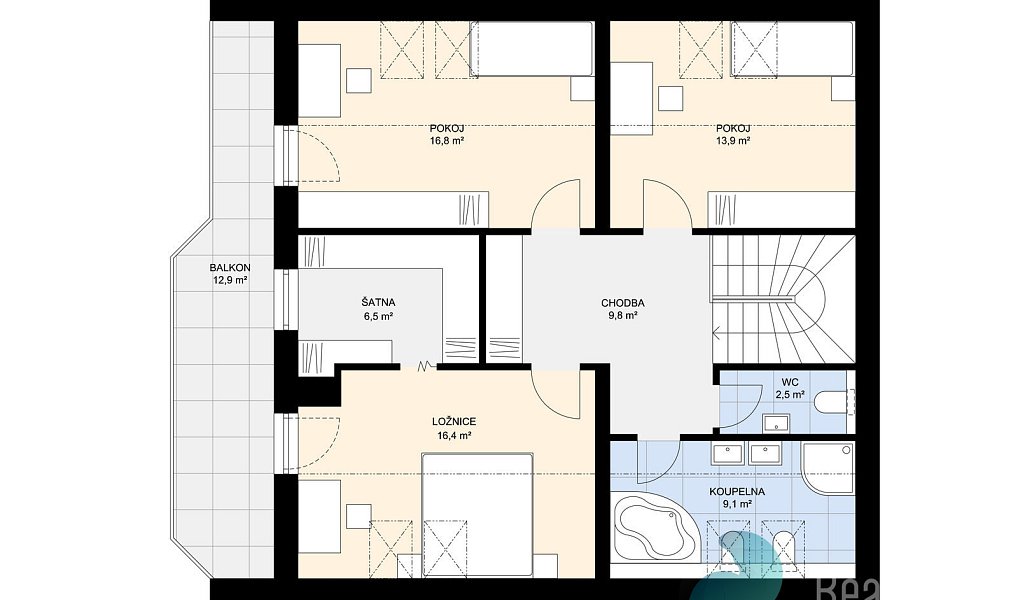 Prodej domu 174 m² s pozemkem 811 m², Říčany – náhled fotky 23