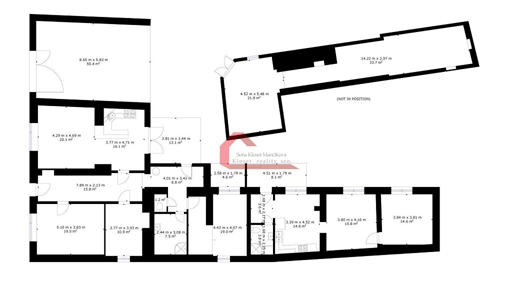 Prodej domu 299 m² s pozemkem 1 352 m², Zaječí – náhled fotky 28