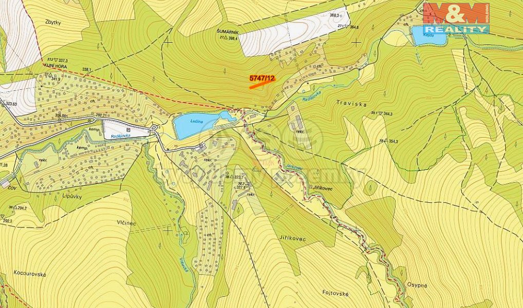 Prodej lesa 953 m², Kněždub – náhled fotky 2
