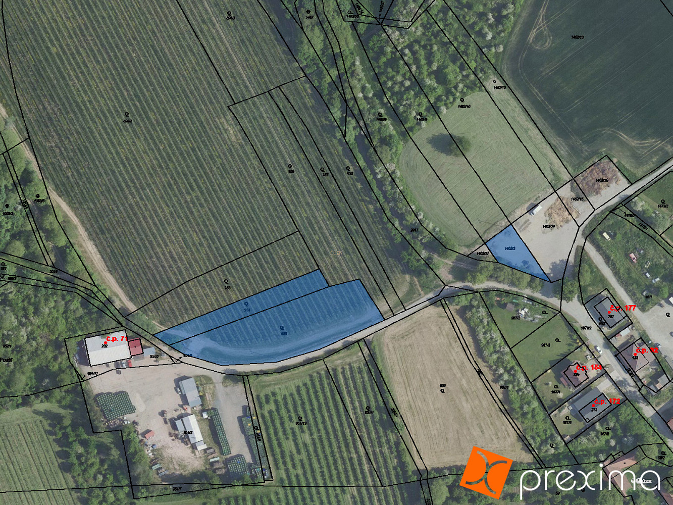 Prodej stavebního pozemku 4 213 m²