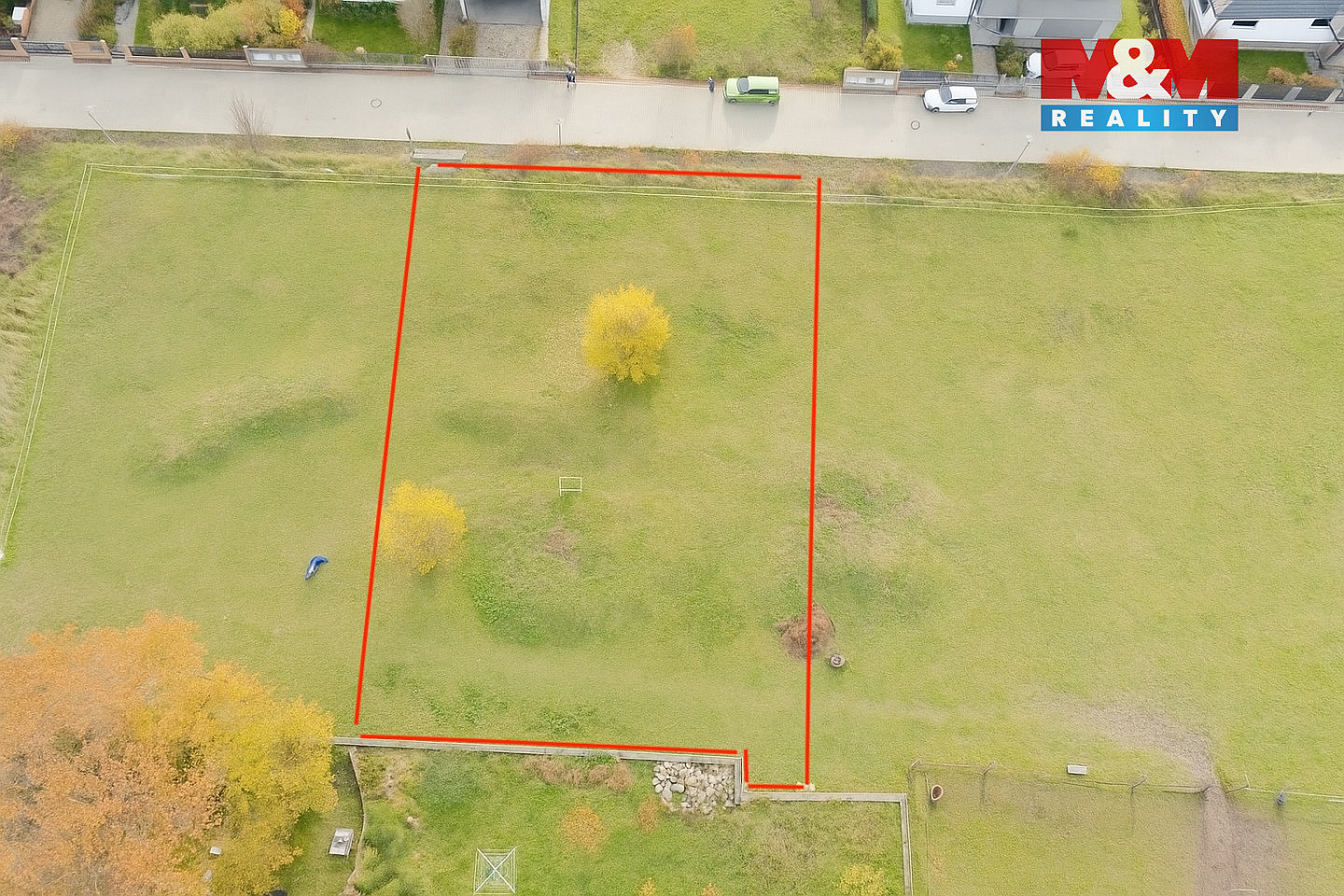 Prodej stavebního pozemku 1 038 m² – pohled 3