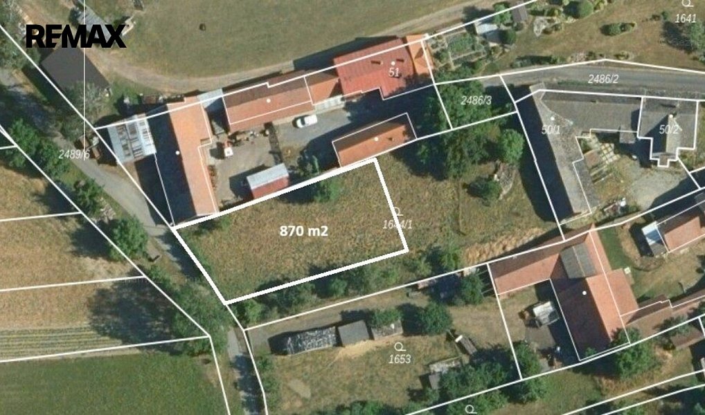Prodej stavebního pozemku 870 m², Bernartice – náhled fotky 2